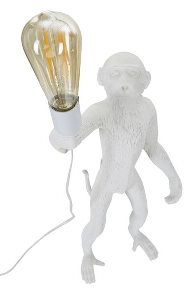 Mauro Ferretti Lampa De Masa Maimuta Alba cm Ø 26X34X55 | Aosom Romania
