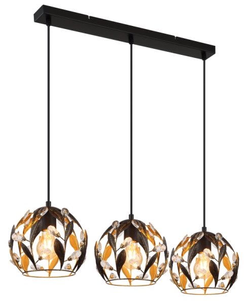 Globo 15759-3H - Pendul suspendat pe cablu MIKA 3xE27/40W/230V