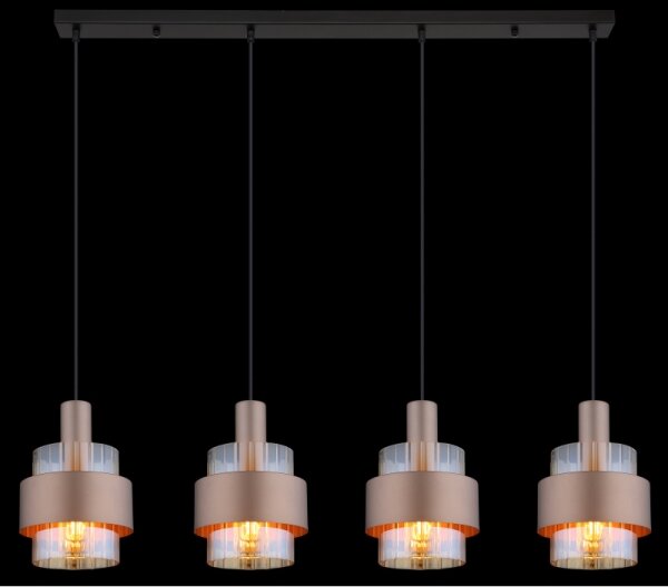 Lustră pe cablu Globo 15560-4HA MILLEY 4xE27/60W/230V