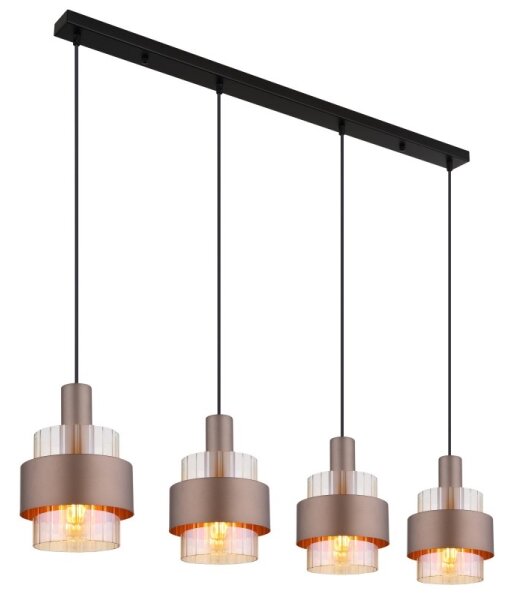 Lustră pe cablu Globo 15560-4HA MILLEY 4xE27/60W/230V