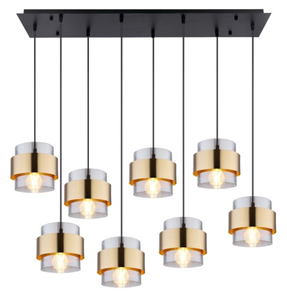 Lustră pe cablu Globo 15560-8H MILLEY 8xE27/60W/230V