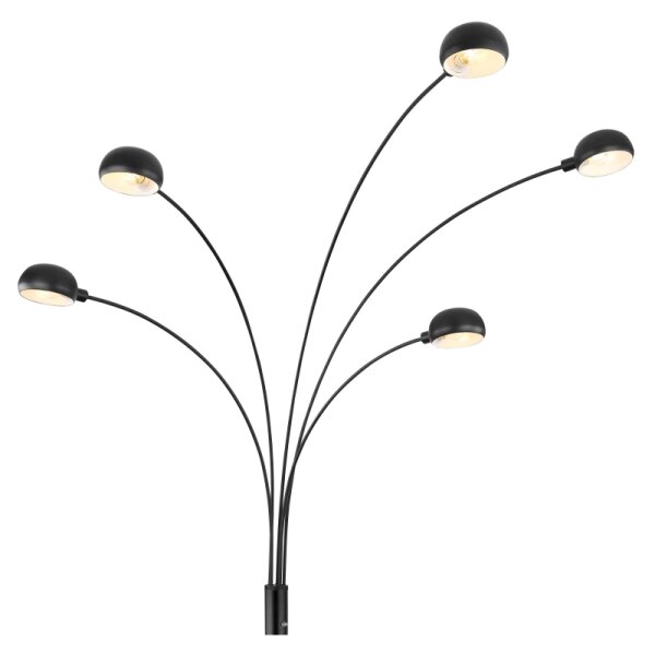 Lampadar Globo 58228NB SEYMOUR 5xE14/40W/230V negru