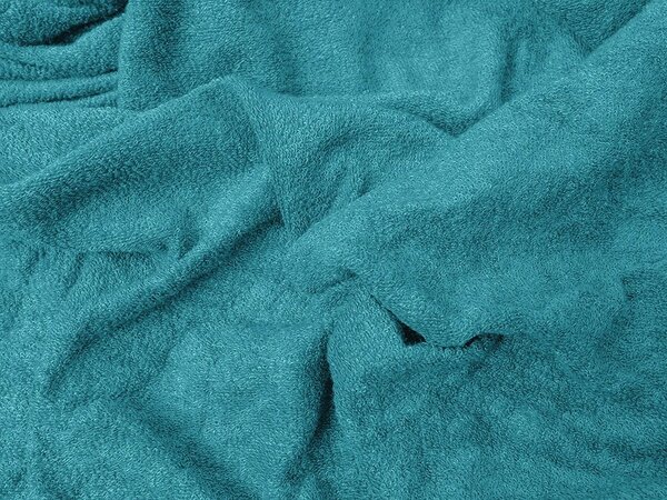 Cearsaf Frotir cu elastic EXCLUSIVE 90x200 cm turcoaz