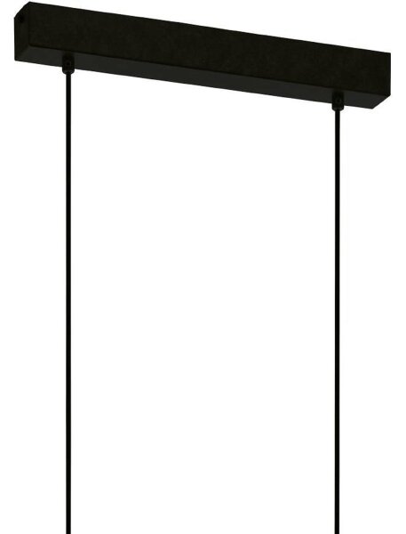 Lustră pe cablu Eglo 43712 TOWNSHEND 6xE27/60W/230V negru
