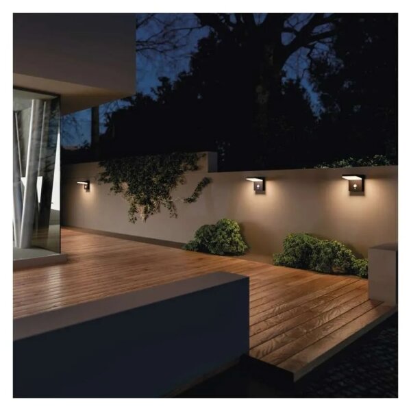Aplică LED solară cu senzor LED/4,4W/3,7V 2200 mAh IP44