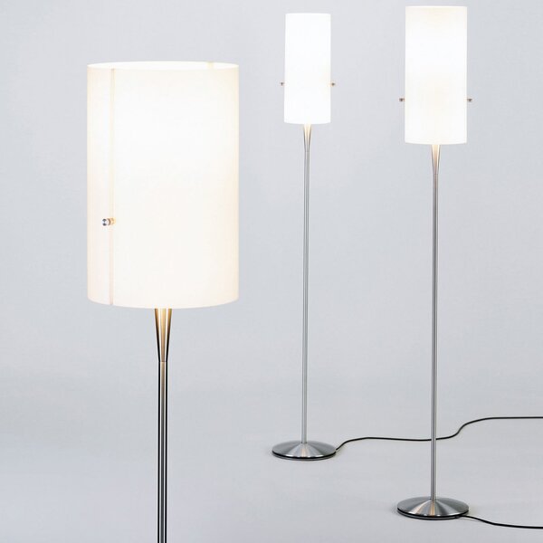 Serien Lighting serien.lighting Lampadar LED Club M, aluminiu, reglabil, Alb, Camera de zi / sufragerie, Metal, Design