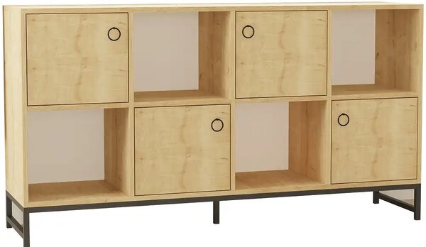 Consola Paola culoare stejar 160x85x40 cm