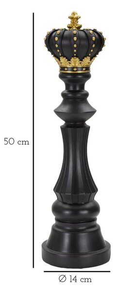Mauro Ferretti Piesa Sah Regele cm Ø 14X50 | Aosom Romania