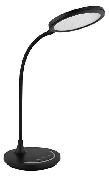 Lampă LED tactilă dimabilă de masă Globo 58483 KENNY LED/12W/230V negru