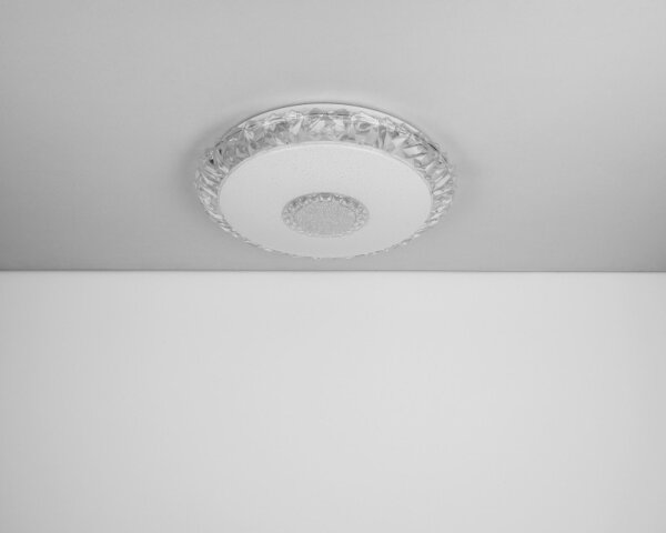 Plafonieră LED dimabilă Globo 48413-40SH EDDIE 40W/230V d. 50 cm Tuya + telecomandă