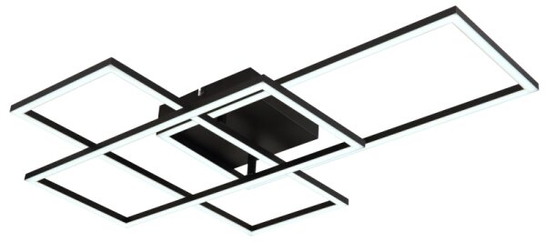 Plafonieră LED dimabilă Globo 67227-40NBSH GABRIEL 40W/230V d. 51x74 cm + telecomandă