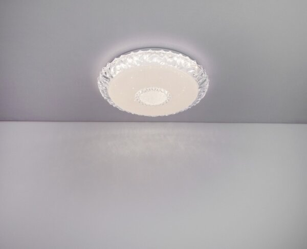 Plafonieră LED dimabilă Globo 48413-40SH EDDIE 40W/230V d. 50 cm Tuya + telecomandă