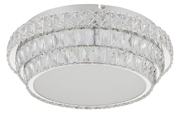 Plafonieră LED dimabilă Globo 68157-48 KLARA LED/48W/230V d. 50 cm + telecomandă