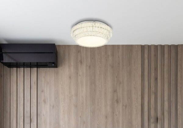 Plafonieră LED dimabilă Globo 68157-48 KLARA LED/48W/230V d. 50 cm + telecomandă