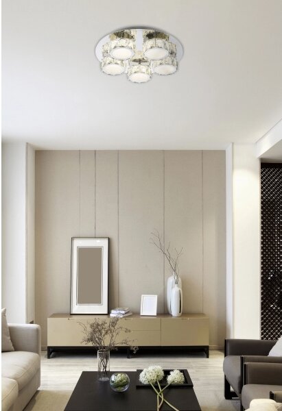 Plafonieră LED dimabilă Globo 49350D4 AMUR LED/40W/230V 4000K d. 40 cm