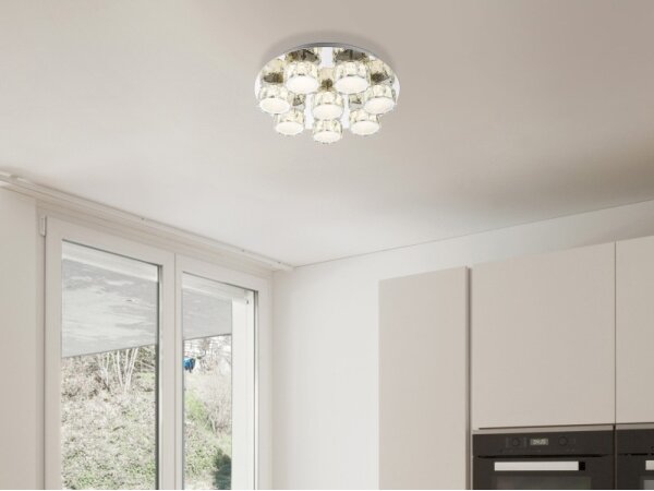 Plafonieră LED dimabilă Globo 49350D5 AMUR LED/64W/230V 4000K d. 50 cm