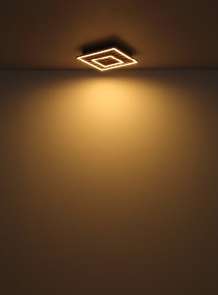 Plafonieră LED Globo 67345D WOODY LED/18W/230V 3000K 30x30 cm
