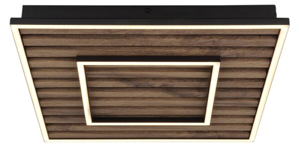 Plafonieră LED Globo 67345D1 WOODY LED/36W/230V 3000K 45x45 cm