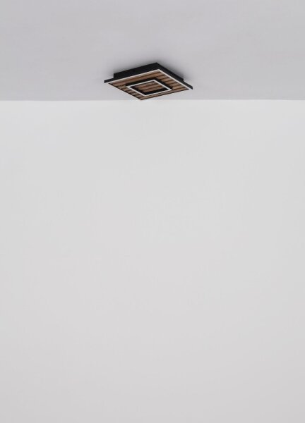 Plafonieră LED Globo 67345D WOODY LED/18W/230V 3000K 30x30 cm
