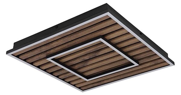 Plafonieră LED Globo 67345D1 WOODY LED/36W/230V 3000K 45x45 cm