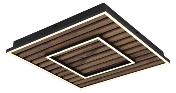 Plafonieră LED Globo 67345D1 WOODY LED/36W/230V 3000K 45x45 cm