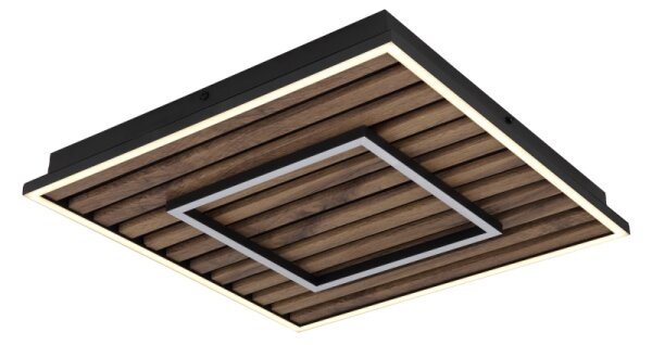Plafonieră LED Globo 67345D1 WOODY LED/36W/230V 3000K 45x45 cm