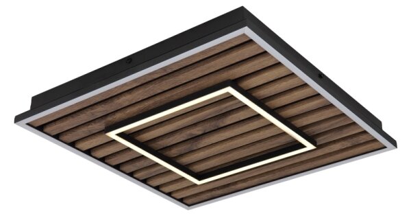Plafonieră LED Globo 67345D1 WOODY LED/36W/230V 3000K 45x45 cm