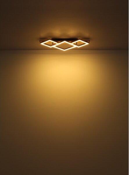 Plafonieră LED Globo 67344D2 OBRIEN LED/32W/230V 3000K 31x61cm