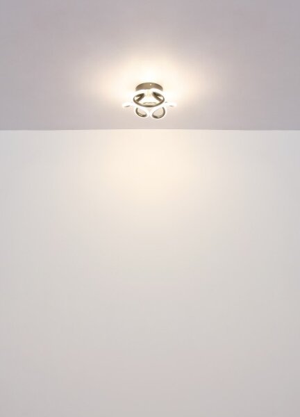 Plafonieră LED Globo 67386-24A MELISAND LED/24W/230V d. 26 cm negru