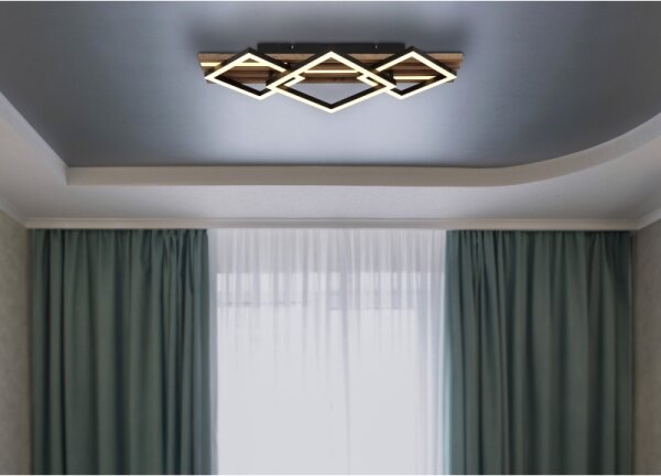 Plafonieră LED Globo 67344D2 OBRIEN LED/32W/230V 3000K 31x61cm