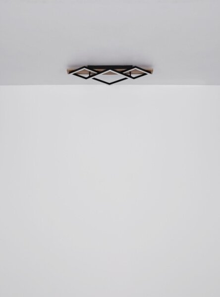 Plafonieră LED Globo 67344D2 OBRIEN LED/32W/230V 3000K 31x61cm