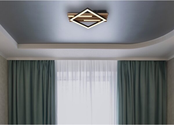 Plafonieră LED Globo 67344D OBRIEN LED/19W/230V 3000K 31x33 cm