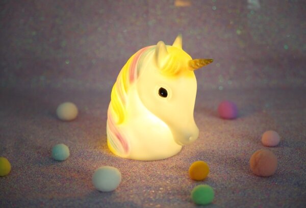 Veioză LED de veghe pentru copii Globo 28052 UNICORN LED/1W/USB/3xAA