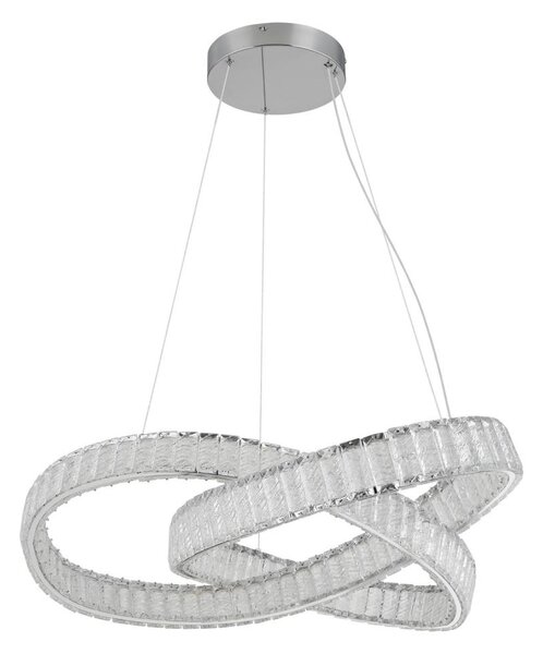 Lustră LED dimabilă pe cablu Globo 67162-110CCT MUCKY 110W/230V d. 78 cm + telecomandă