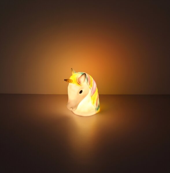 Veioză LED de veghe pentru copii Globo 28052 UNICORN LED/1W/USB/3xAA