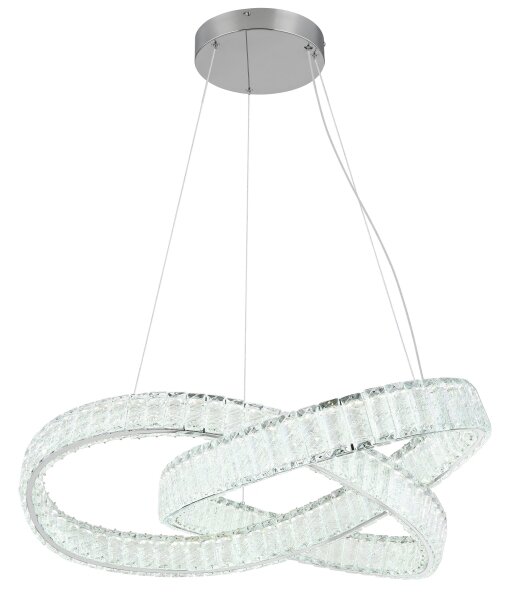Lustră LED dimabilă pe cablu Globo 67162-110CCT MUCKY 110W/230V d. 78 cm + telecomandă
