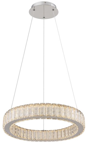 Lustră LED dimabilă pe cablu Globo 67162-50 MUCKY LED/50W/230V d. 50 cm + telecomandă