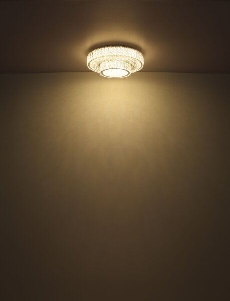 Plafonieră LED dimabilă Globo 67162-50D MUCKY 50W/230V d. 50 cm + telecomandă
