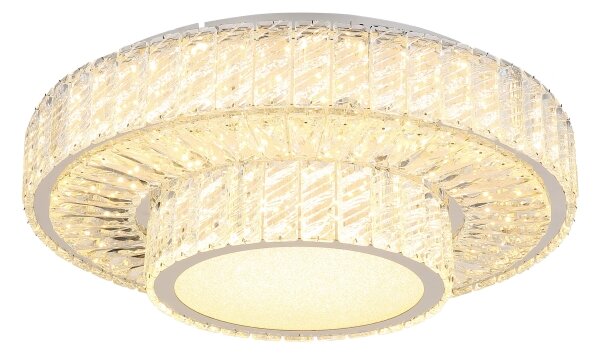 Plafonieră LED dimabilă Globo 67162-50D MUCKY 50W/230V d. 50 cm + telecomandă