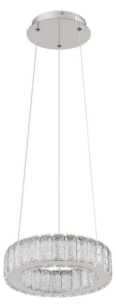 Lustră LED dimabilă pe cablu Globo 67162-30 MUCKY LED/30W/230V d. 30 cm + telecomandă