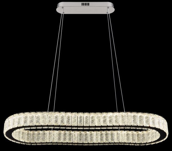 Lustră LED dimabilă pe cablu Globo 67162-58 MUCKY 58W/230V 2700-6000K + telecomandă