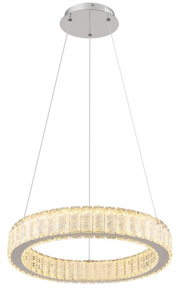 Lustră LED dimabilă pe cablu Globo 67162-50 MUCKY LED/50W/230V d. 50 cm + telecomandă