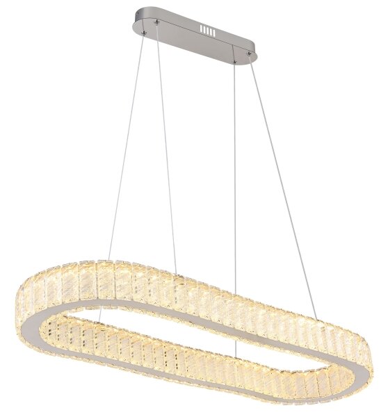 Lustră LED dimabilă pe cablu Globo 67162-58 MUCKY 58W/230V 2700-6000K + telecomandă