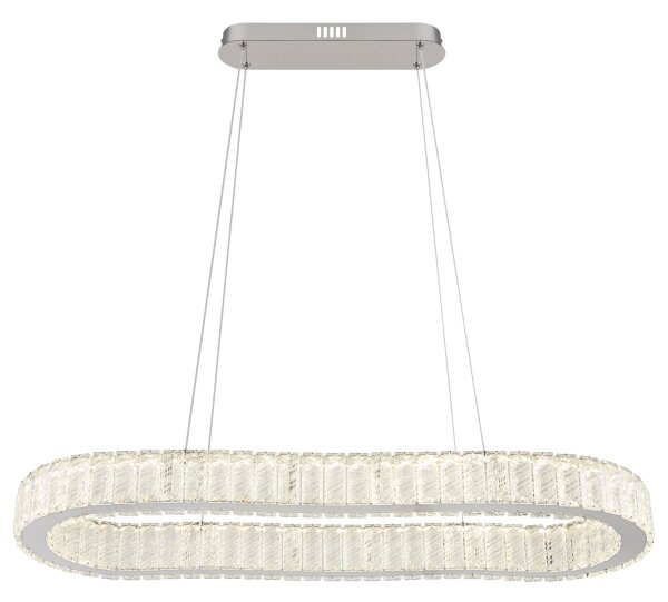 Lustră LED dimabilă pe cablu Globo 67162-58 MUCKY 58W/230V 2700-6000K + telecomandă