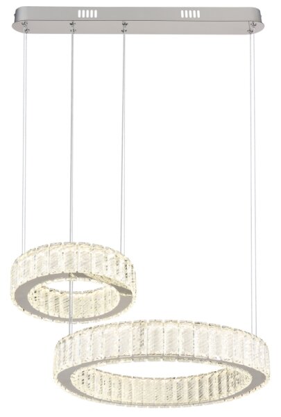 Lustră LED dimabilă pe cablu Globo 67162-80 MUCKY 80W/230V 2700-6000K + telecomandă