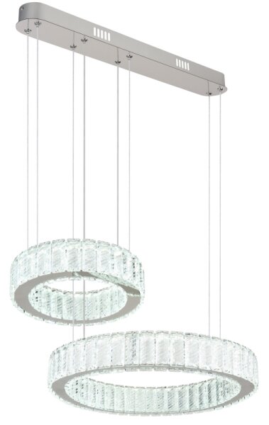 Lustră LED dimabilă pe cablu Globo 67162-80 MUCKY 80W/230V 2700-6000K + telecomandă