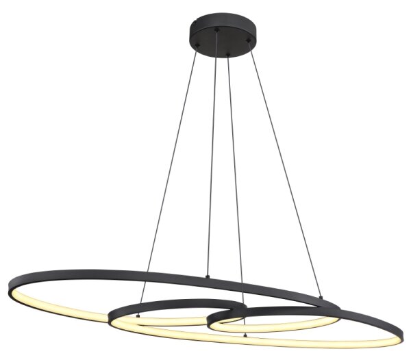 Lustră LED pe cablu Globo 67177-40 SPIRA LED/39W/230V 2700/4000/6500K