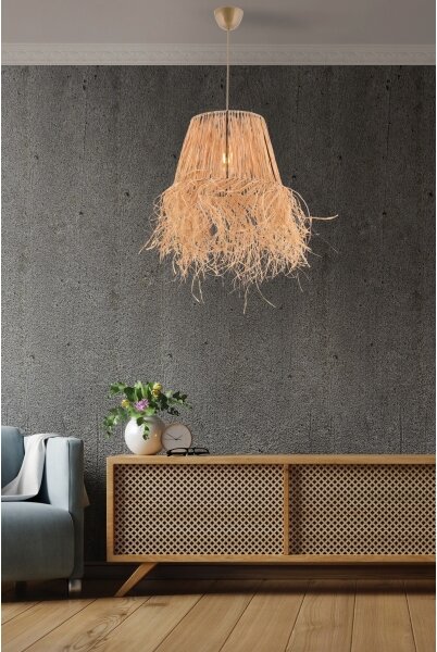 Lustră pe cablu VALANCE 1xE27/40W/230V maro