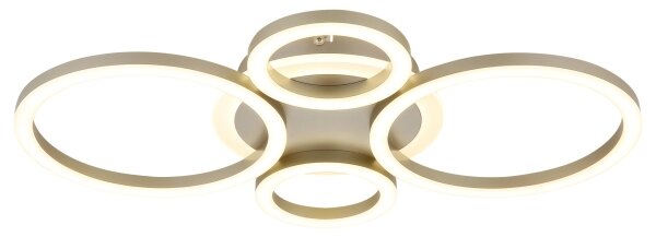 Globo 48039-40CO -LED Plafonier LORETTA LED/40W/230V 35,5x53 cm alamă