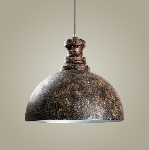 Lustră pe cablu KURE 1xE27/40W/230V d. 40 cm gri